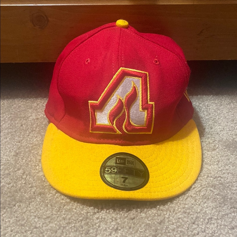 Mitchell & Ness Hat Red Atlanta Flames Hockey NHL Snapback Cap Calgary
